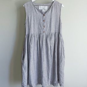 Not perfect linen dress, s/m